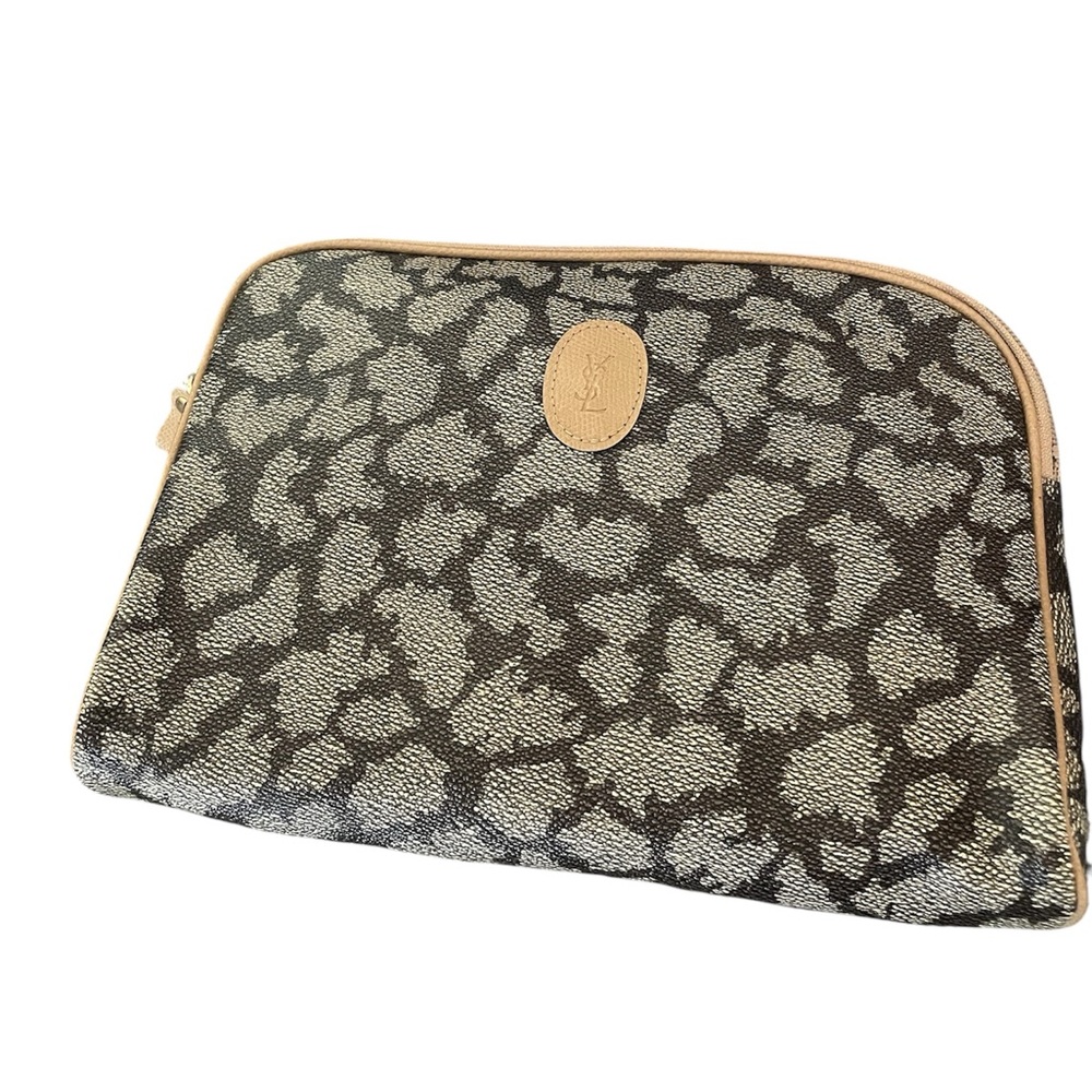 YSL Giraffe Print Clutch